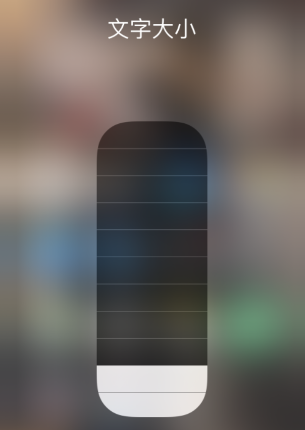 富阳苹果手机维修分享小技巧：在 iPhone 控制中心快速调节字体大小 
