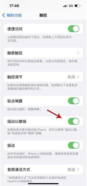 富阳苹果手机维修分享iPhone手机如何设置摇一摇删除文字 