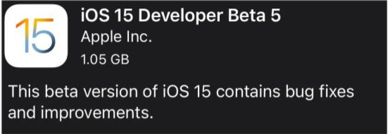 富阳苹果手机维修分享如何升级到iOS15.0 beta5 